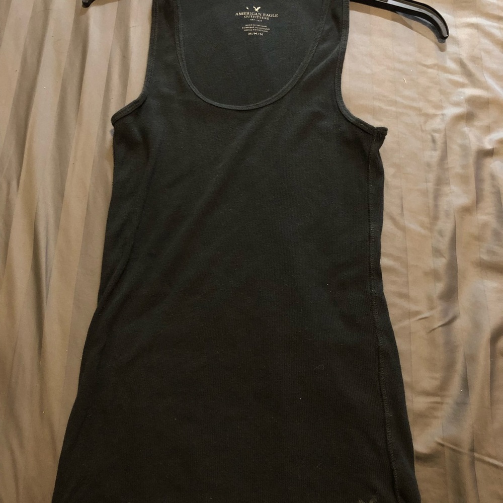Black tank top